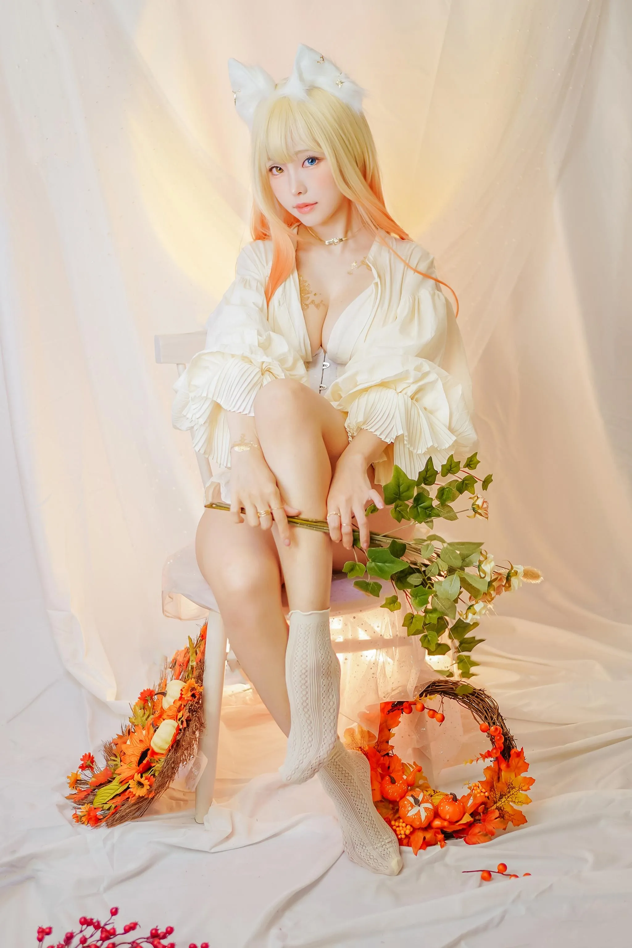 ElyEE子 – NO.77 Original Witch  Cat魔女與貓-Odd-eyed cat __ [41P]插图3